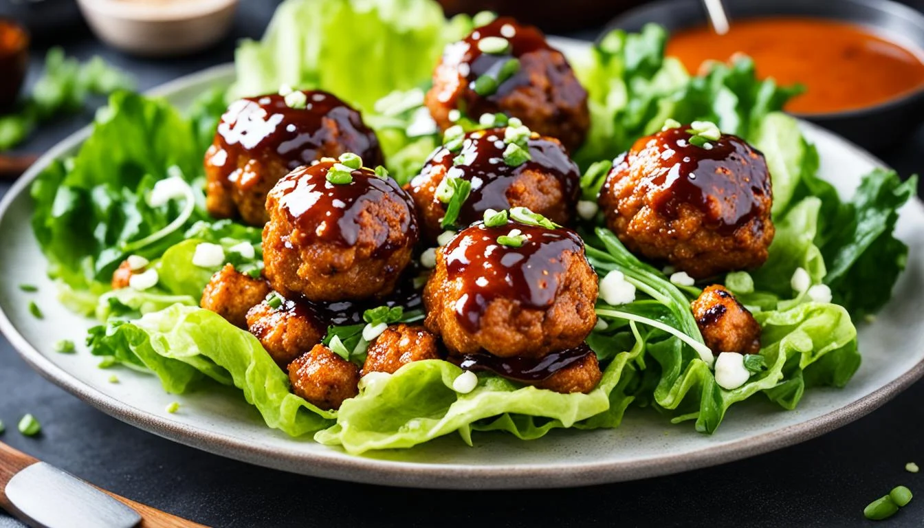 Almôndegas de Tofu com Barbecue Vegano