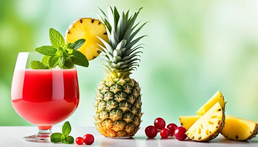 Benefícios do Suco de Abacaxi Acerola Hortelã