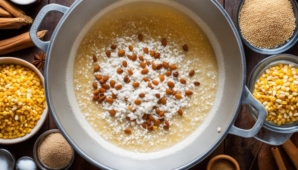 Preparo do Munguzá de Pernambuco