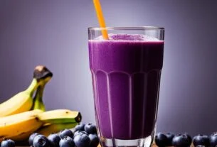 Suco Acaí com banana e Laranja