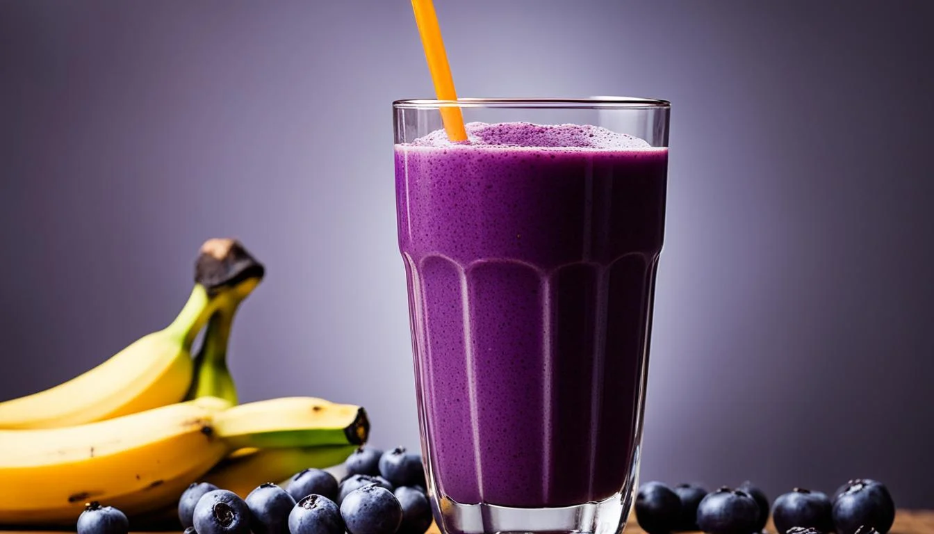 Suco Acaí com banana e Laranja