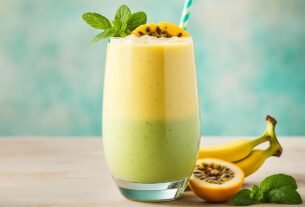 Suco Maracuja com Banana
