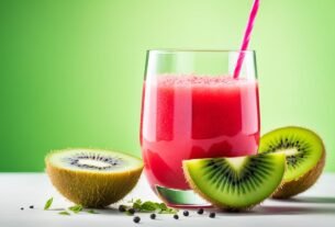 Suco Melancia, kiwi e maracujá
