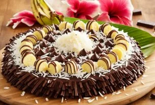 Bombom de banana caseiro
