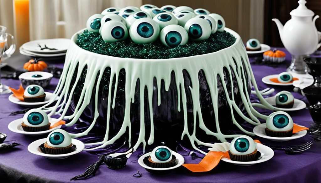 olhos comestíveis gelados
