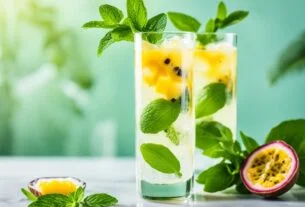 Gin Tônica maracuja e gengibre
