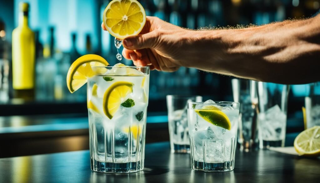 Receita de Gin Tônica com Limão-Siciliano