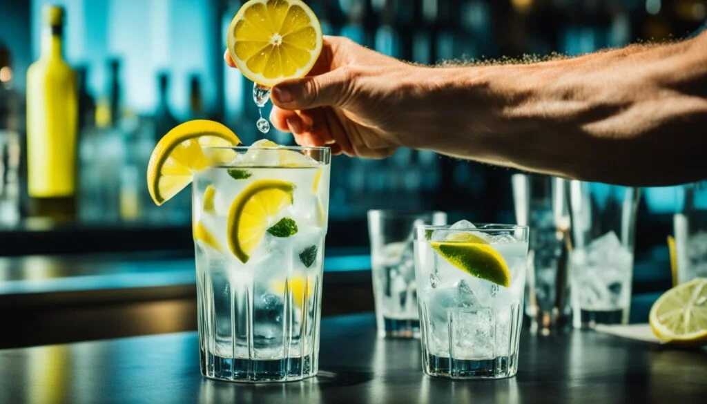 Receita de Gin Tônica com Limão-Siciliano Receita de Gin Tônica com Limão-Siciliano