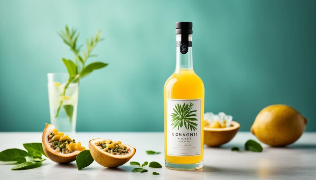 preparar Gin Tônica maracujá e gengibre