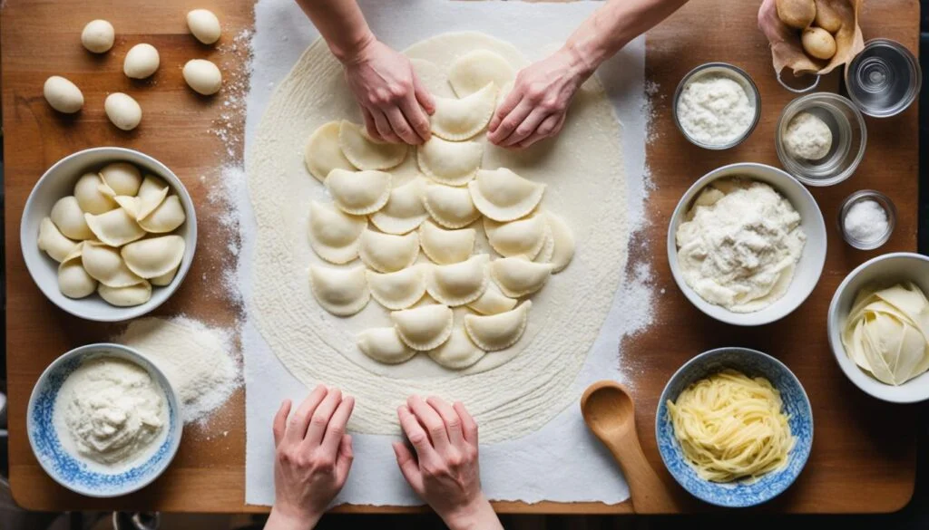 preparar pierogi em casa