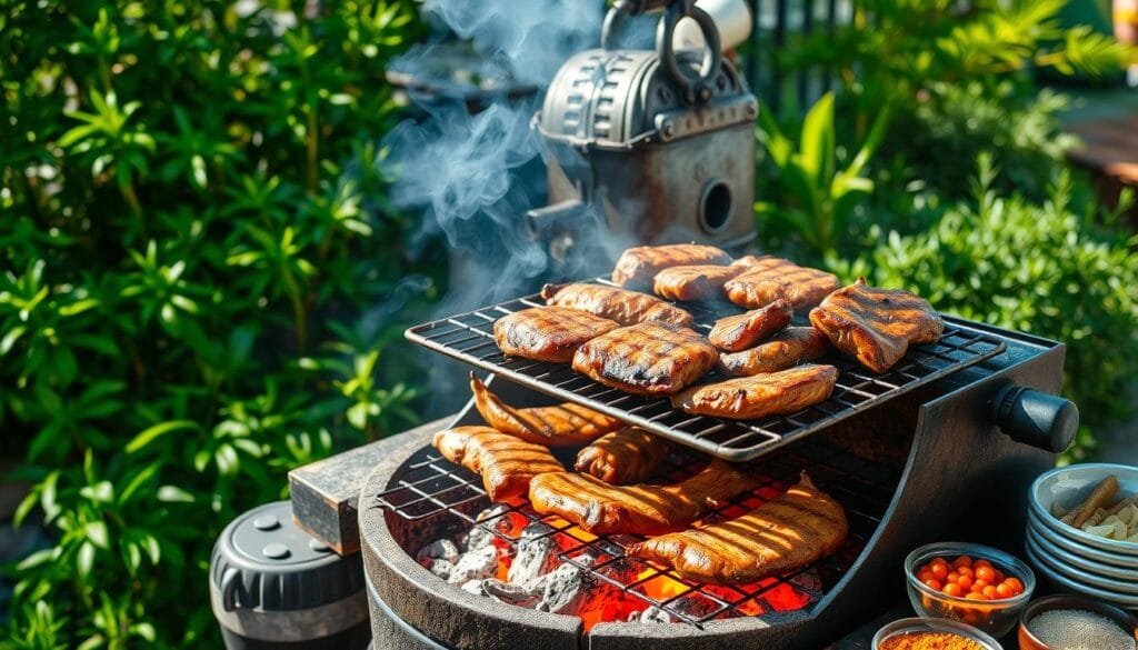Churrasqueira e grelha para parrillaba