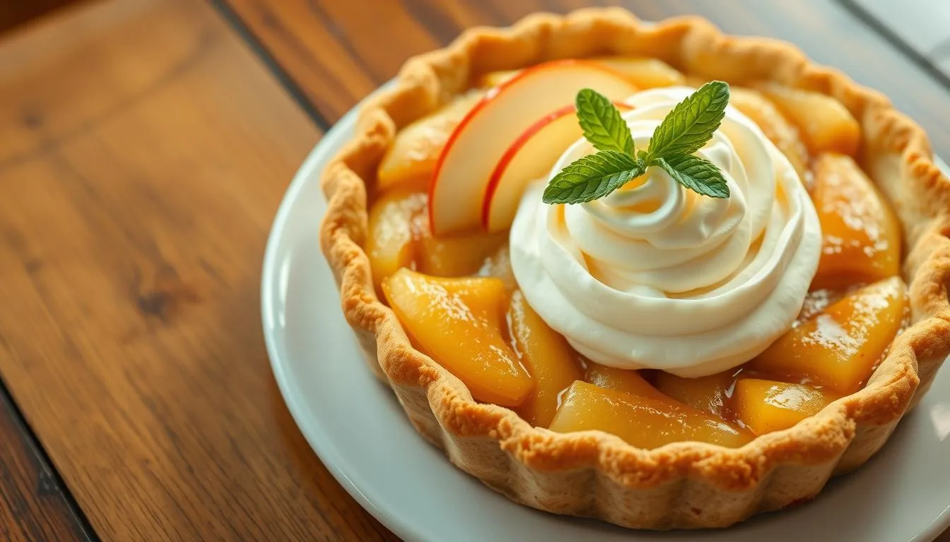 Deliciosa Torta de Maçã com Creme Chiffon